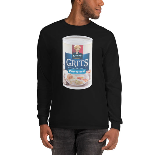 "Kiss My Grits" FOHWTBS! Unisex Long Sleeve Graphic Tee Shirt